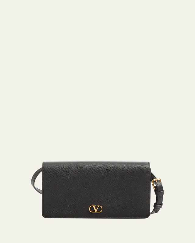 VLOGO Flap Leather Wallet